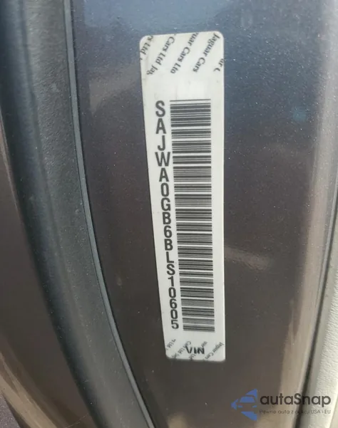 2011 Jaguar Xf z USA, uszkodzony, nr VIN NULL